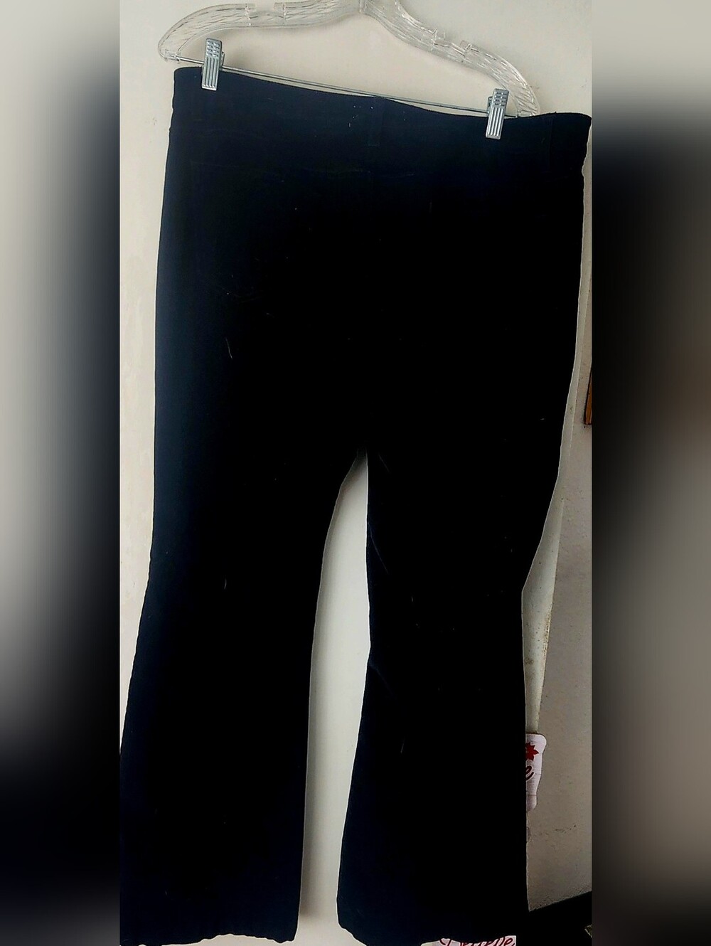 Michael Kors Corduroy FLARE BLACK Jeans Size 14